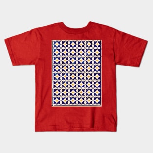 Blue pattern design that looks really cool Kids T-Shirt